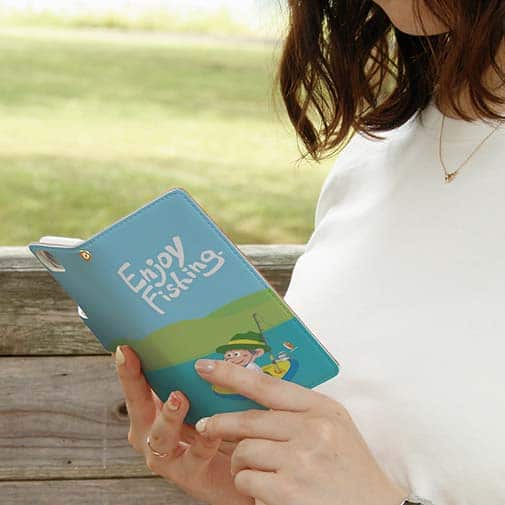 【手帳型】【釣りざんまい】仮想ボートアングラー