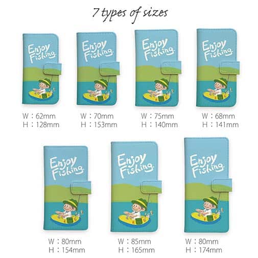 【手帳型】【釣りざんまい】仮想ボートアングラー