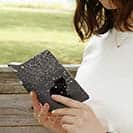 【手帳型】【猫折れ】花の塵ゆく