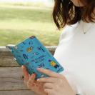 【手帳型】【釣りざんまい】釣りに行く道具_ブルー