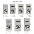 【手帳型】柴犬のイヤだー_黒柴(wakat)