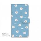 【手帳型】柴犬いっぱい_白柴(wakat)