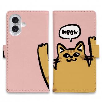 【手帳型】ワーイなネコ_茶トラ猫(wakat)