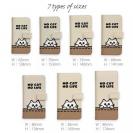 【手帳型】何か気になる白猫(wakat)