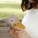 【手帳型】サカナもってワーイなネコ_茶トラ猫(wakat)