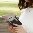 【手帳型】サカナもってワーイなネコ_黒猫(wakat)