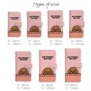 【手帳型】何か気になるプードル_ブラウン(wakat)