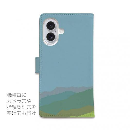 【手帳型】【FISH MAN】山シリーズ「雷鳥／夏のオス・たそがれ」