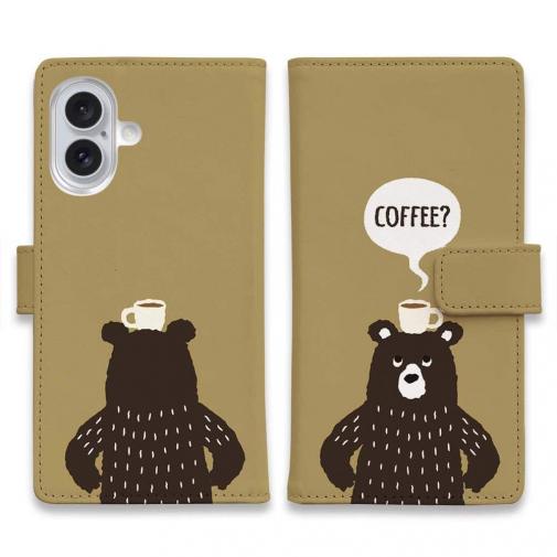 【手帳型】クマさんとホットコーヒー(wakat)