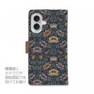 【手帳型】リバティの大花柄風 スモール・スザンナ