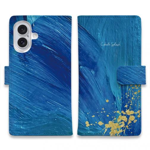 【手帳型】Cobalt Splash