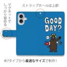 【手帳型】【釣りざんまい】ルアーとクマさん