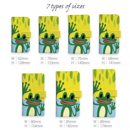 【手帳型】カエルとオタマジャクシ(wakat)