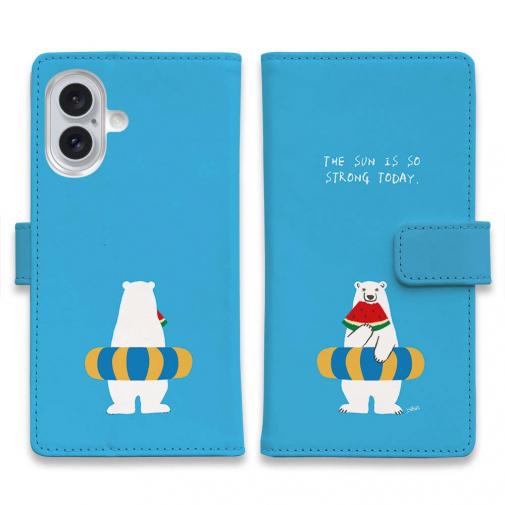 【手帳型】シロクマさんの夏(wakat)