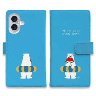 【手帳型】シロクマさんの夏(wakat)