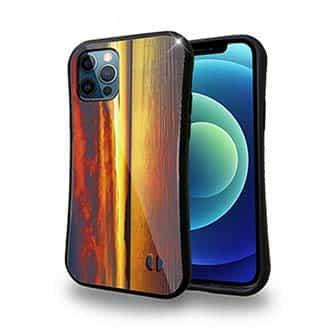 【S-LINE】湖面と夕焼け