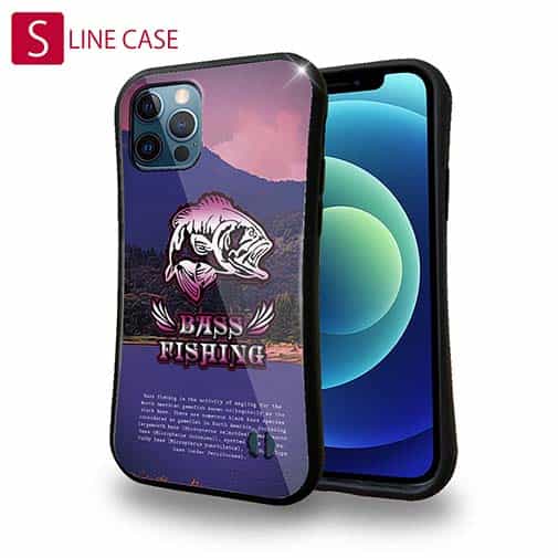 【S-LINE】バスフィッシング　ローライダーフォント　ショッキングピンク