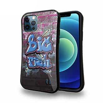 【S-LINE】BIG FISH 壁落書き風　ブルー