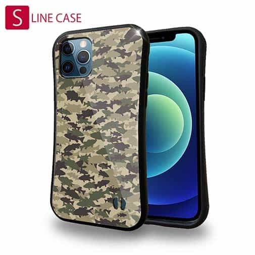 【S-LINE】ブラックバス　迷彩柄　ブラウンカラー