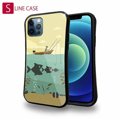 【S-LINE】Fishing on the boat　イラスト