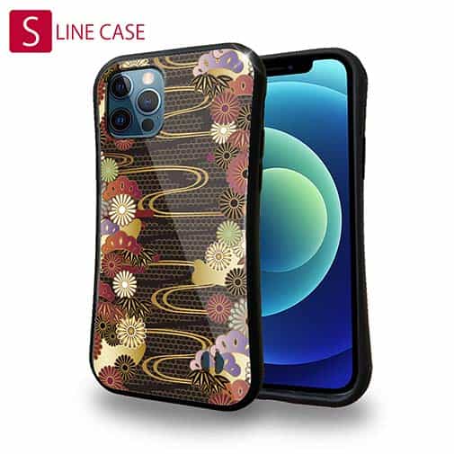 【S-LINE】着物柄　金屏風