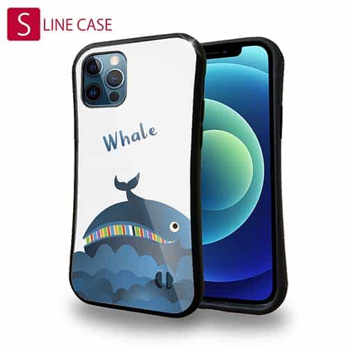 【S-LINE】コミカルなクジラのイラスト