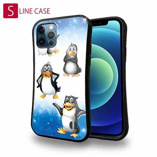 【S-LINE】キャラクター風　ペンギンのイラスト