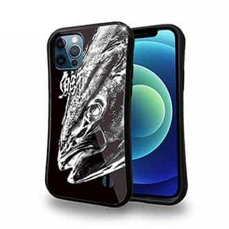 【S-LINE】鰤(ブリ)　墨絵風　黒