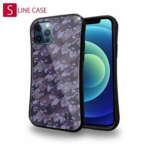 【S-LINE】サメ(SHARK)　迷彩柄　パープルカラー