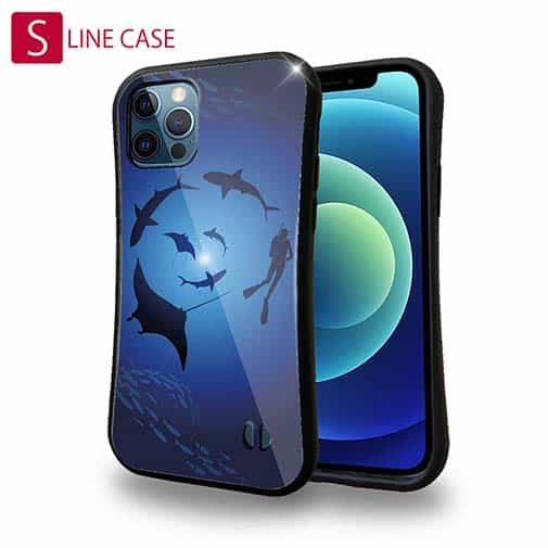 【S-LINE】ダイバー　マンタ　サメ　ダイビング