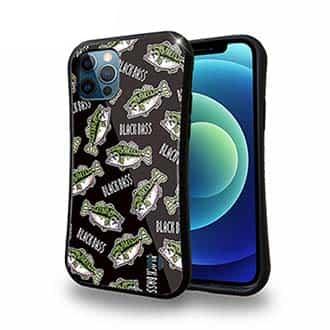 【S-LINE】【釣りざんまい】ドット絵のブラックバスがいっぱい_カラフルブラック