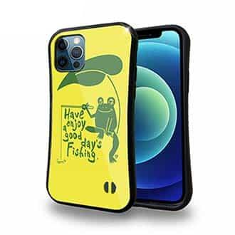 【S-LINE】【釣りざんまい】カエルが釣りをするでケロ_カラフルイエロー