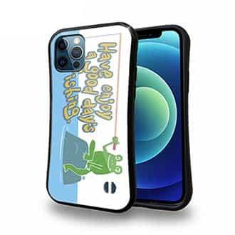 【S-LINE】【釣りざんまい】カエルがノンビリ釣りをするでケロ_カラフルレトロ