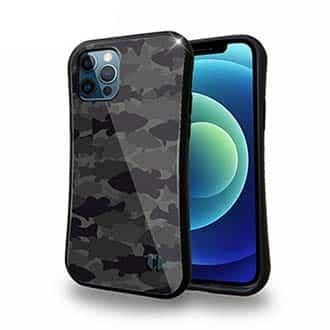 【S-LINE】ブラックバス　迷彩大柄　ビターブラック