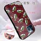 【S-LINE】【釣りざんまい】ドット絵のブラックバスがいっぱい_カラフルレッド