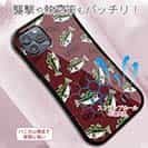 【S-LINE】【釣りざんまい】ドット絵のブラックバスがいっぱい_カラフルレッド