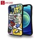 【S-LINE】【釣りざんまい】ルアーに乗ったアングラー_アメコミ風