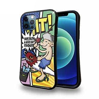 【S-LINE】【釣りざんまい】ルアーに乗ったアングラー_アメコミ風