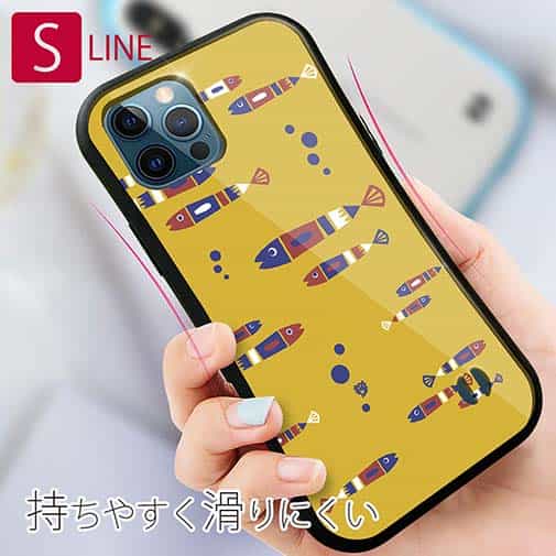 【S-LINE】【釣りざんまい】レトロフィッシュ_オレンジ