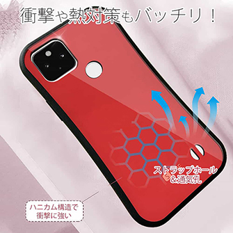 Google Pixel5a【S-LINE】ケース6色バージョン