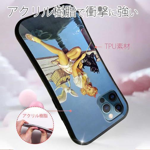 【S-LINE】釣りをする女性 ビンテージバージョン