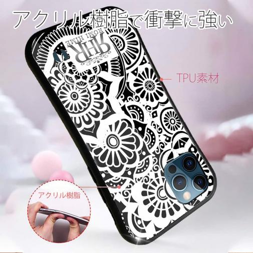 【ROMI HIME】【S-LINE】ヘナ タトゥー　トライバル　花　ホワイト＆ブラック