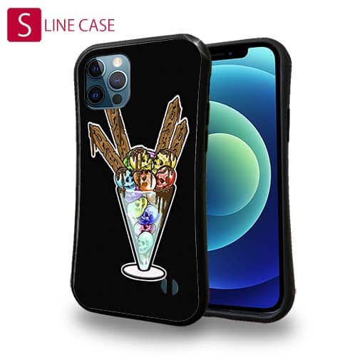 【S-LINE】【彫姫】ドクロパフェ？（ブラック）　和彫りデザイン