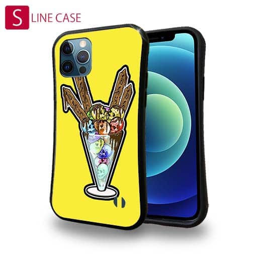 【S-LINE】【彫姫】ドクロパフェ？（イエロー）　和彫りデザイン