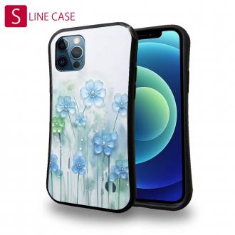 【S-LINE】プラスチックフラワー ブルーNo1