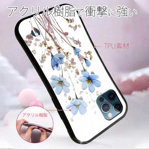 【S-LINE】日本の花画風 ブルー