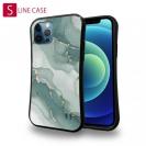 【S-LINE】くすみカラーマーブル調 グリーン＆ゴールド