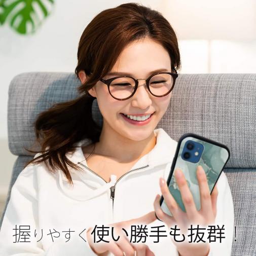 【S-LINE】くすみカラーマーブル調 グリーン＆ゴールド