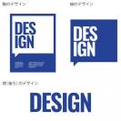 【Tシャツ】3箇所プリント デザインブルー 5.6oz Cotton:100%