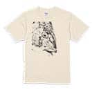 【Tシャツ】クロダイ　墨絵風(白) 5.6oz Cotton:100%